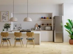 Cocina limpia y ordenada