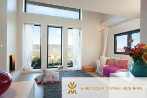 Cuarto de estar villa lujosa ronda